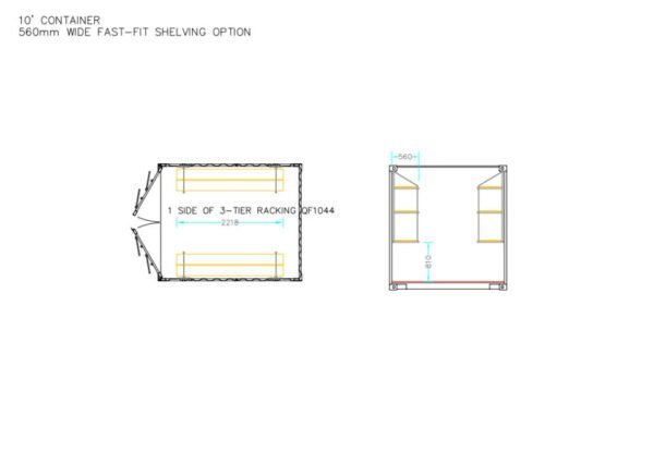 Fastfit Three Tier Racking (Single Bay) image 0
