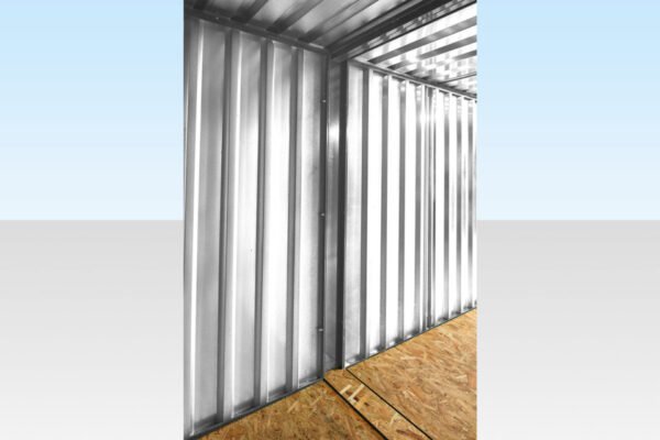 6M X 2.1M End Linked Flat Packed Container Bundle (Galvanised) image 2