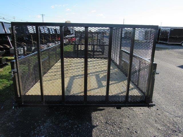 Premier 7 x 12 Landscape Utility Trailer – Mesh Sides & ATV Ramp image 2