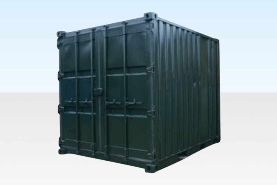 10Ft Cut Down Used Container image 4