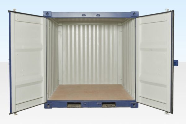 8Ft Shipping Container One Trip (Blue) image 1