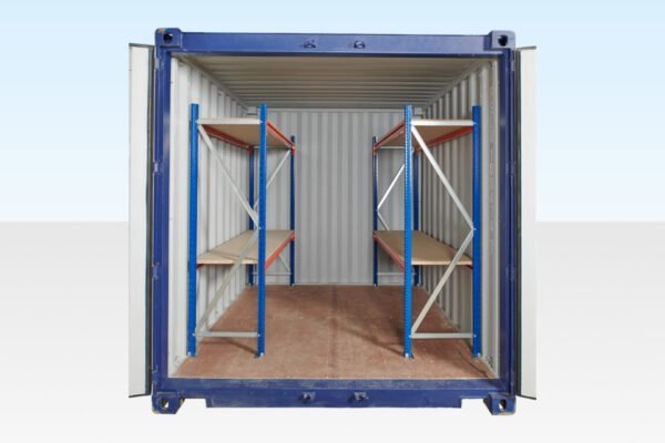 Adjustable, Heavy Duty Two Tier Container Racking (Single Bay) image 2