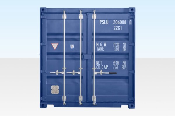 20Ft Shipping Container (One Trip) – Blue image 2