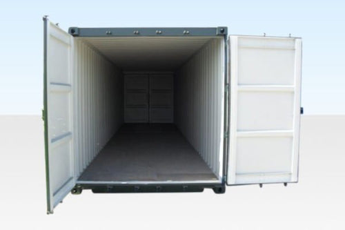 30Ft X 8Ft Shipping Container One Trip – Cut Down image 0