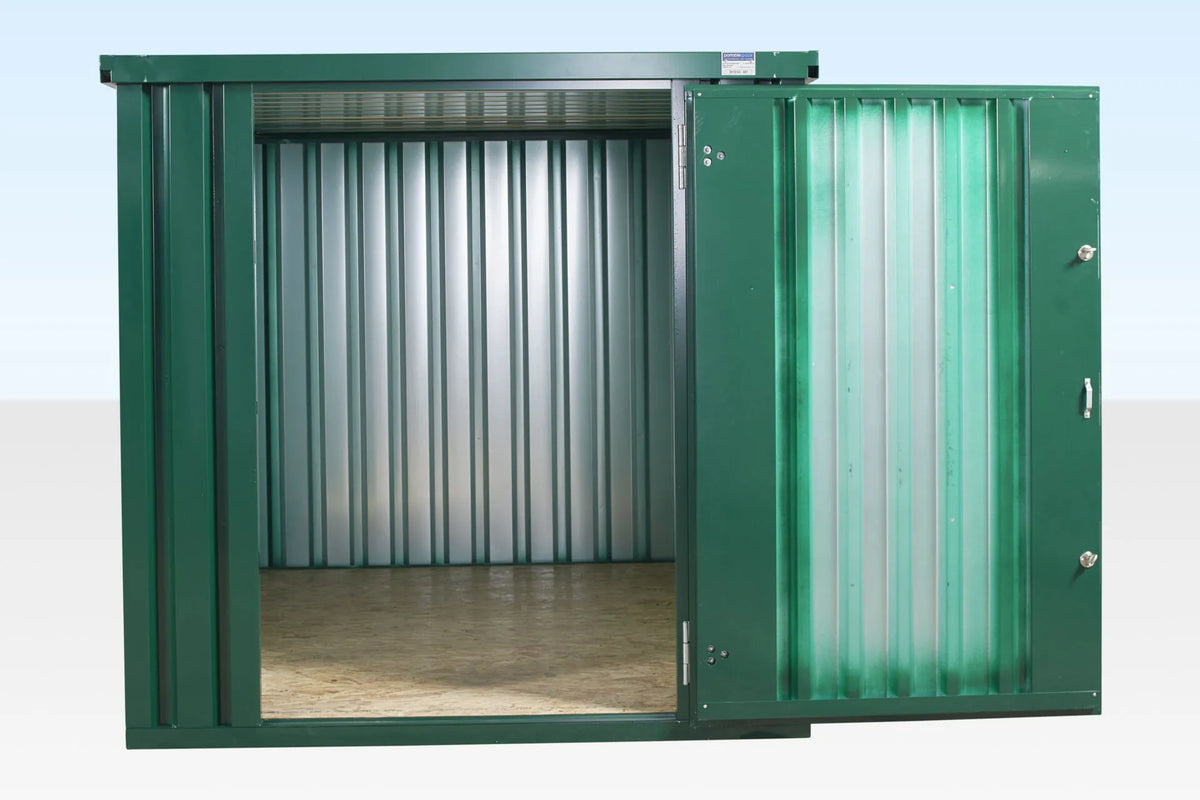 3m x 2.1m Flat Packed Storage Container image 1