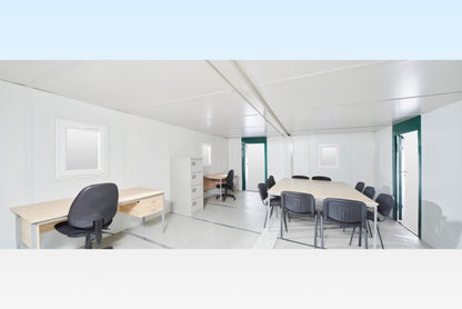 6.5M X 4.6M Side Linked Flat Pack Container Office image 0