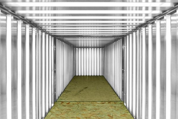6M X 2.1M End Linked Flat Packed Container Bundle (Galvanised) image 1