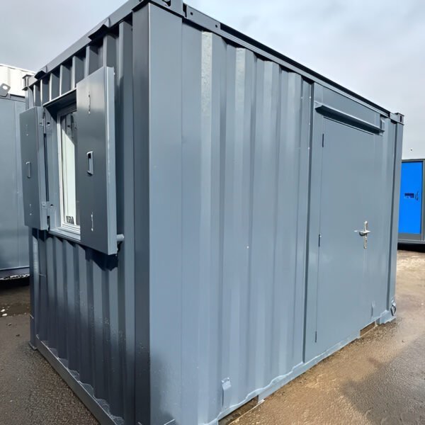 10ft × 8ft Shipping Container Office | Portable Anti-Vandal Building image 9