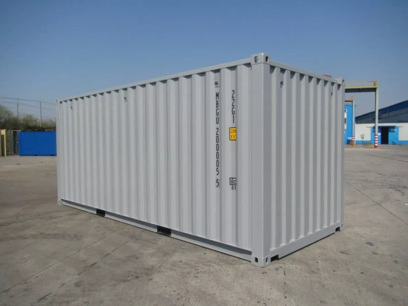 Grey New build 20ft Shipping Container image 2
