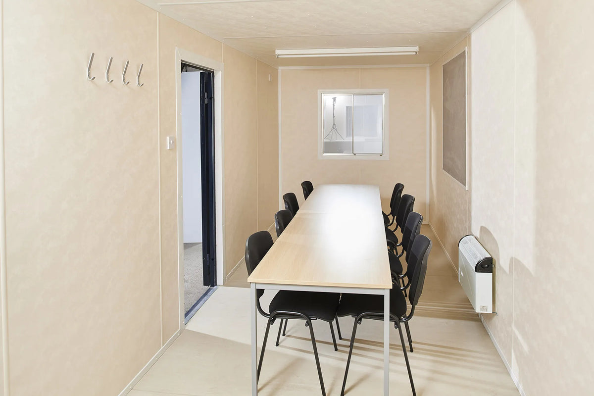 24Ft x 9Ft Steel Anti-Vandal Office Cabin image 0