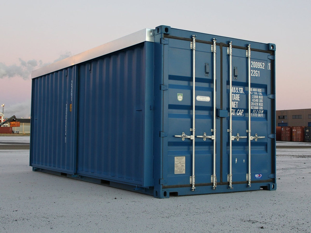 20ft Hi Cube Container (9′ 6″ high) suitable for IBC storage Sliding Door image 7